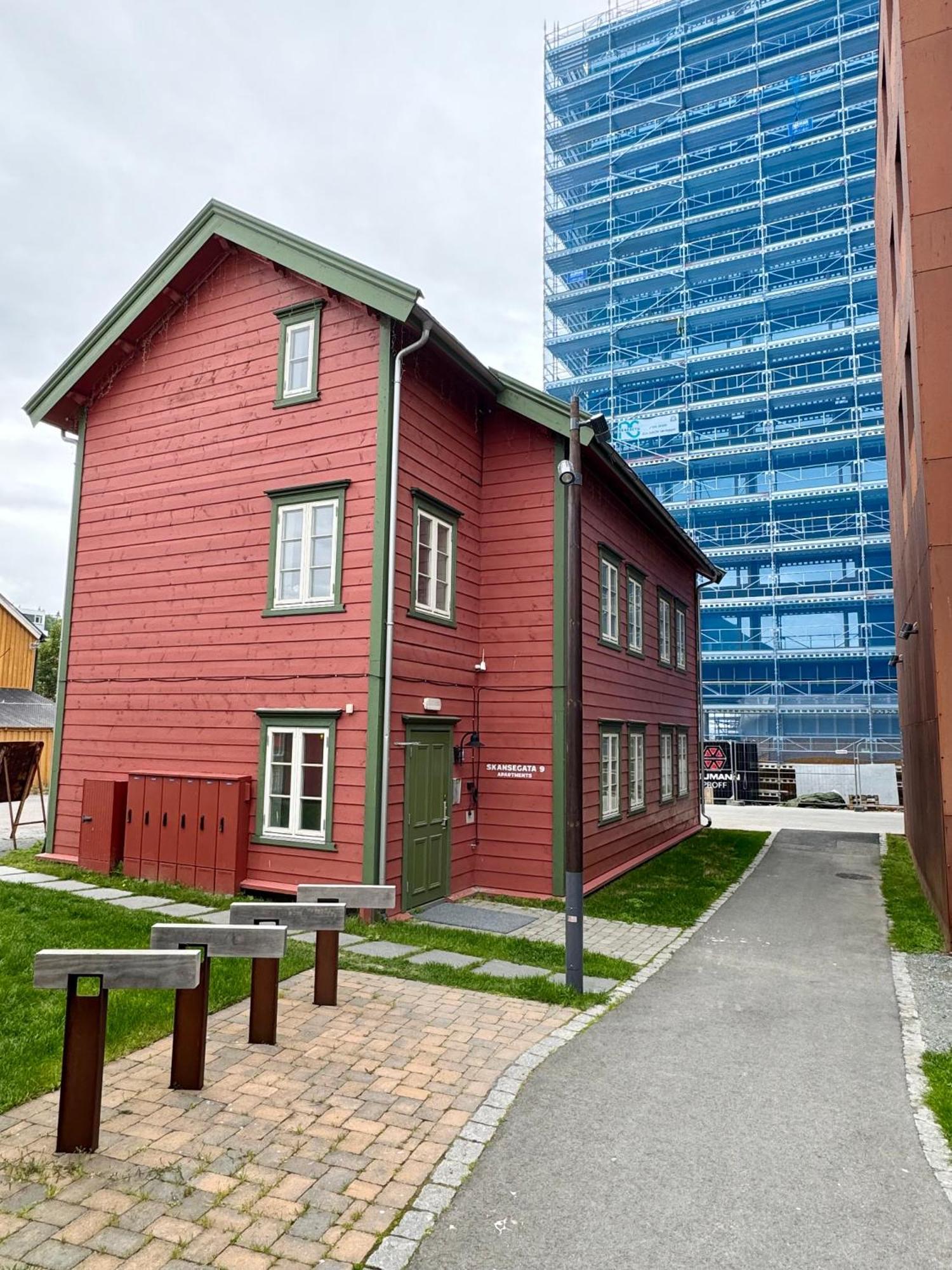 Totalapartments Skansegata Studio Apartments ทรอมโซ ภายนอก รูปภาพ